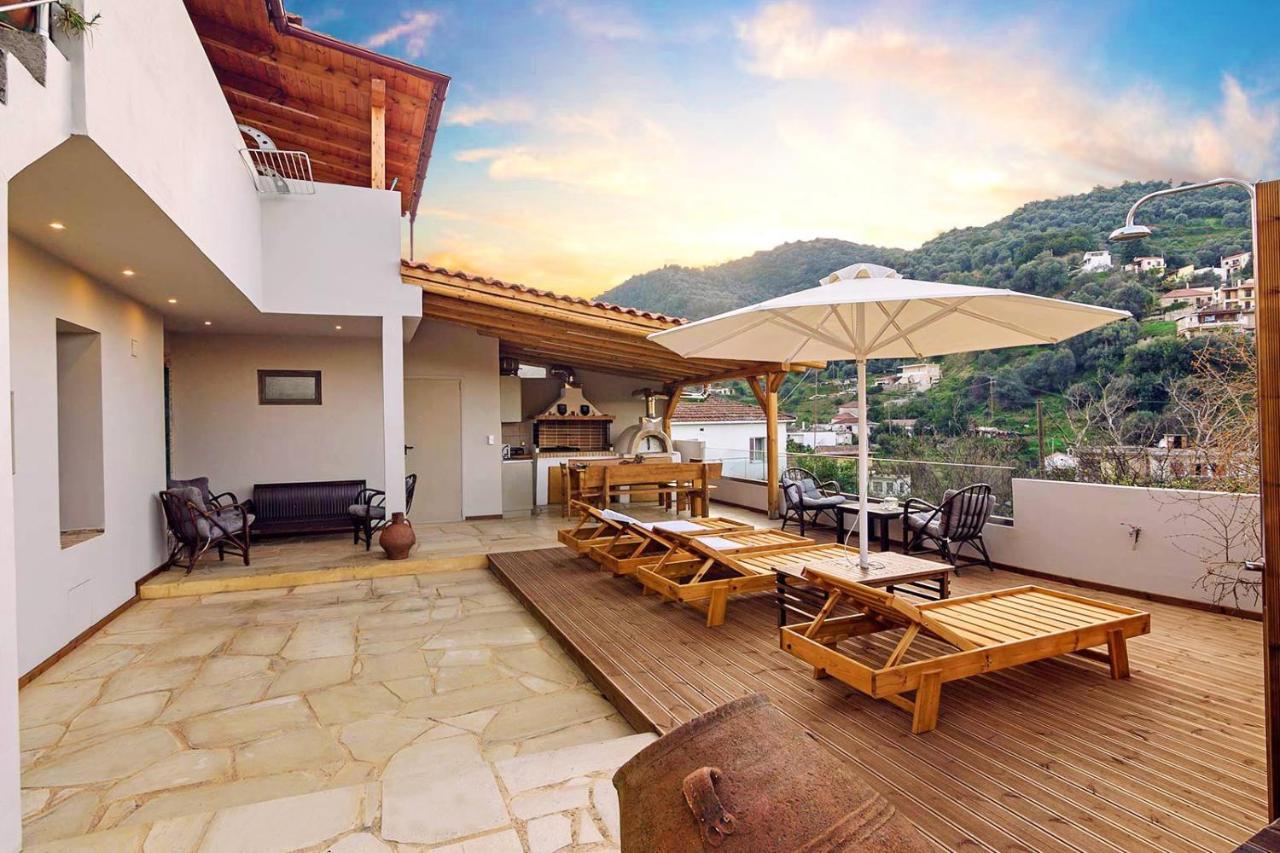 Villa Roxani Meskla Exterior foto
